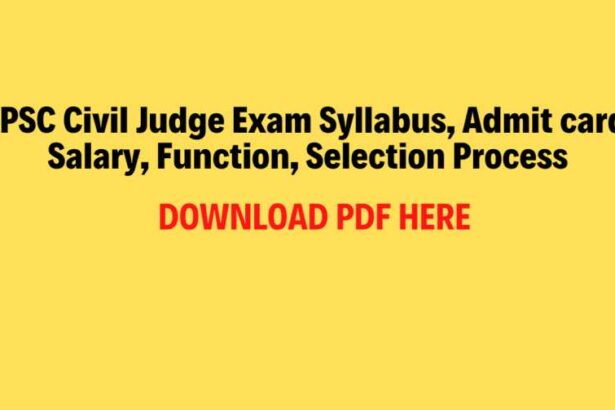 opsc civil judge exam syllabus