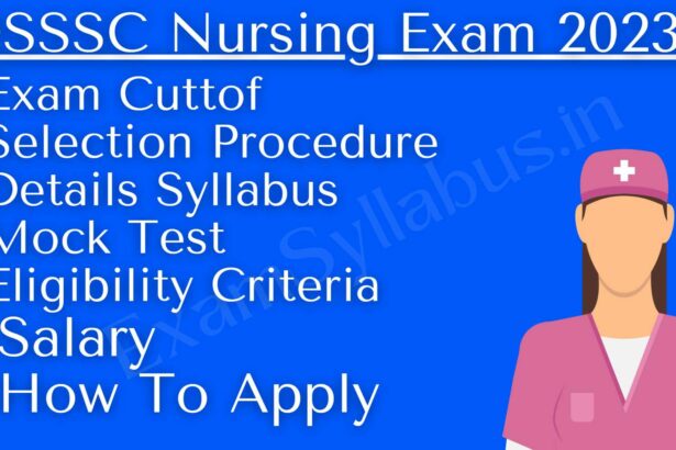 OSSSC Nursing Exam
